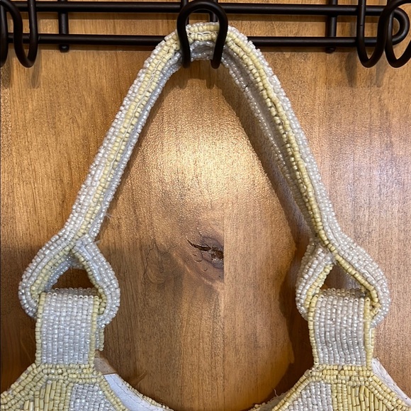 Made In India | Stripped Beaded Shoulder Bag - Picture 4 of 8